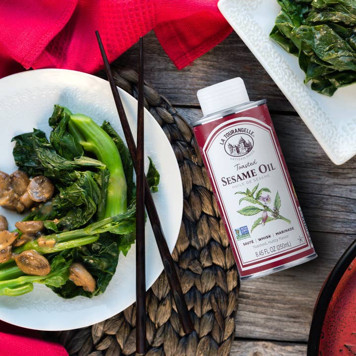 La Tourangelle - Wholesale Cooking Oil - La Tourangelle Toasted Sesame Oil, 16.9 Fl Oz - 6 Units8
