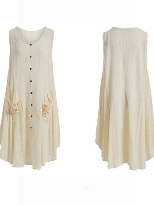 Robe Femme Free Spirit (Ivoire) pour la vente par Bluestar