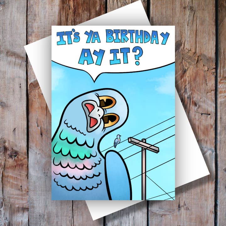C'est ton anniversaire, n'est-ce pas ? Carte d'anniversaire pour la vente par Black Country Cards