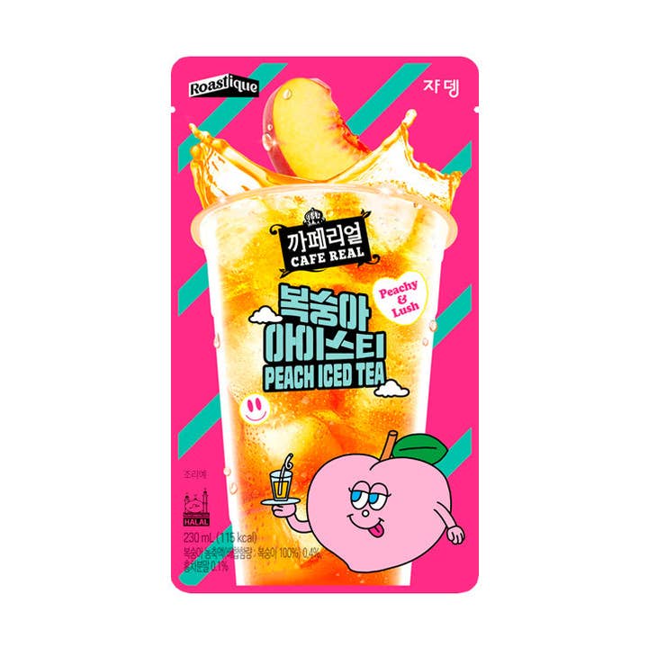 Jardin- Peach Iced Tea Pouch pack of 10pck x 230ml (Korea) for wholesale by Global Bite Co