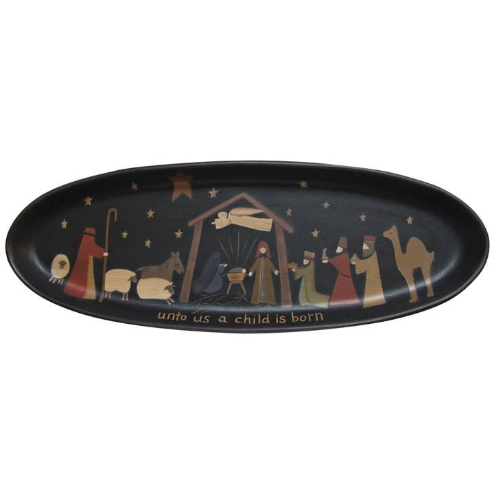 The Hearthside Collection - Wholesale Decorative Tray - Nativity Tray