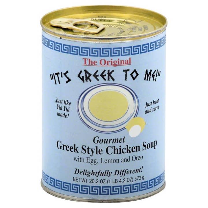 Its Greek To Me Greek Style Gourmet Chicken Soup, 20.2 Oz for wholesale by KeHE Distributors, LLC