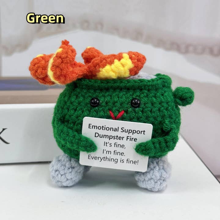 Anh2 LTD - Vendita all'ingrosso Portachiavi - Donna - Simpatico giocattolo fatto a mano, con supporto emotivo, realizzato all'uncinetto7