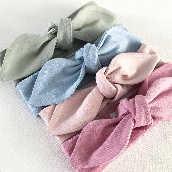 Zoe Sage - Wholesale Fashion Headband - Baby - Rose Top Knot Headband