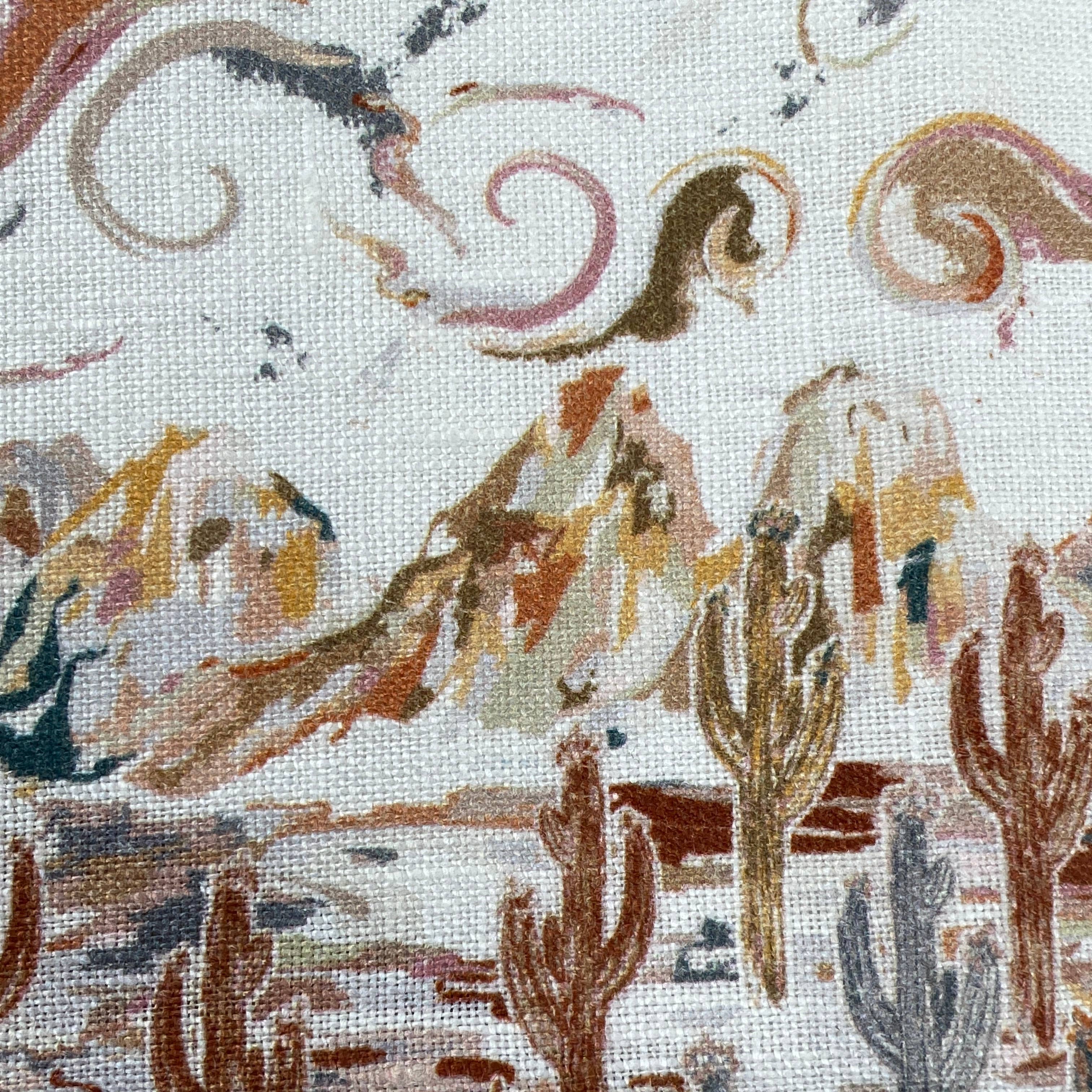 Cher the Fire - Wholesale Apron - Cotton Apron, Painted Desert agate Southwestern watercolor5