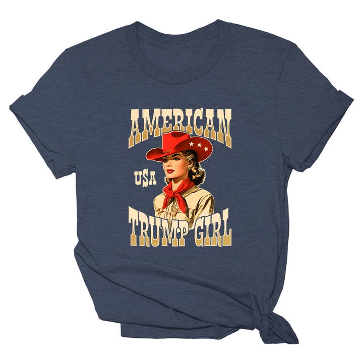 American Trump Girl - Western Tee - 2519 for wholesale by I Love My Freedom