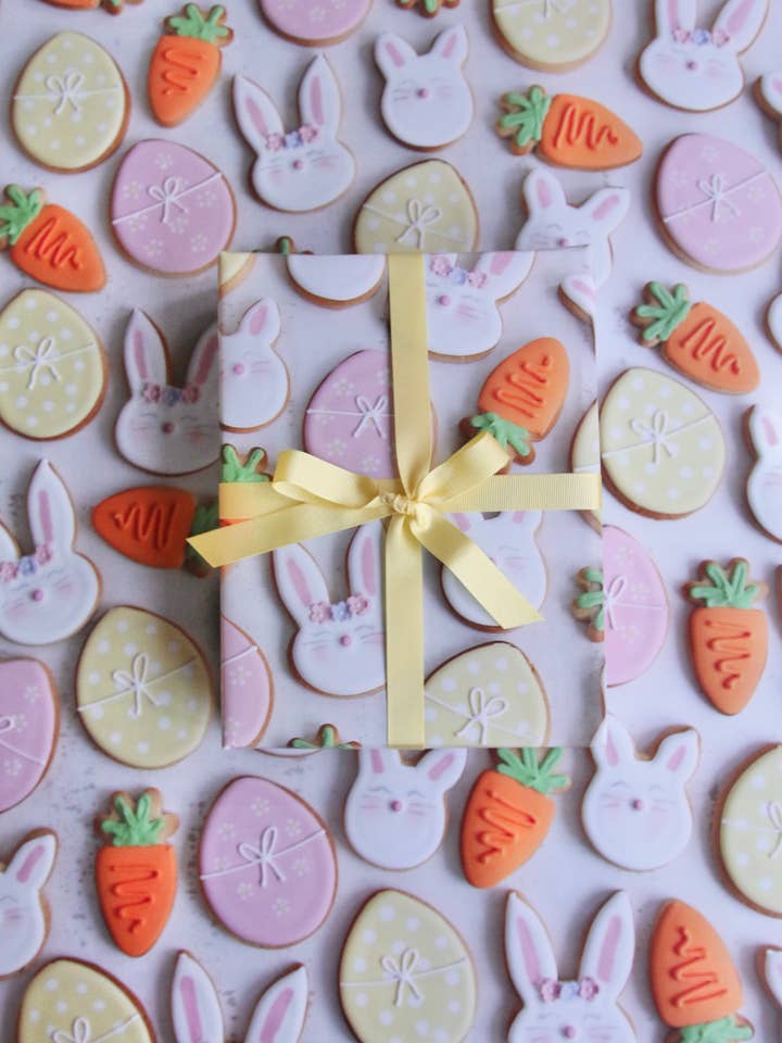 Easter Biscuit Wrapping Paper Sheet for wholesale by Afternoon Crumbs