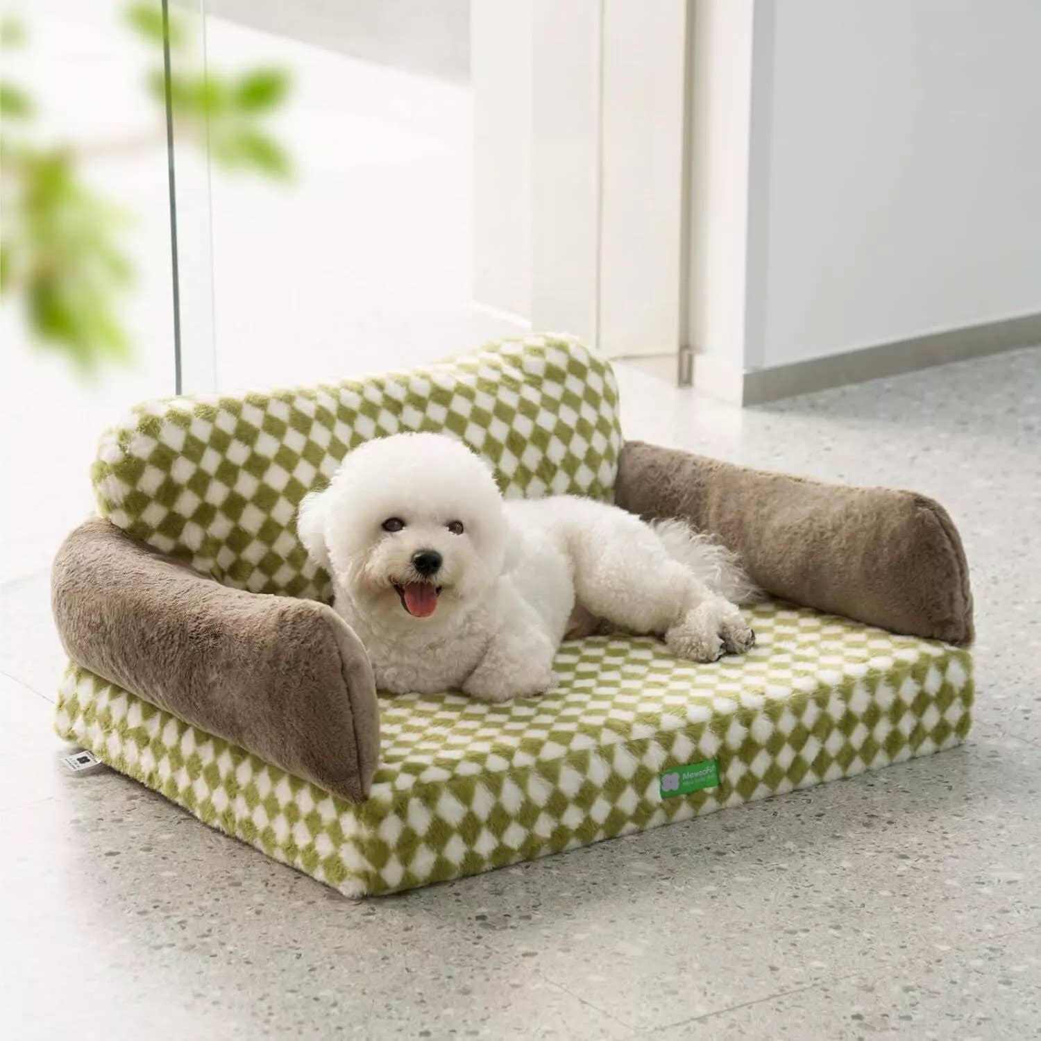 Robud & Mewoofun Official Store - Wholesale Bed voor huisdieren- Kat/hond - Mewoofun slaapbank Fluffy Sofa Zachte wasbare kattenmatten voor honden 3