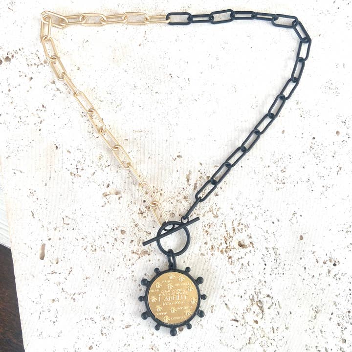 VB&CO Designs Handmade Jewelry - Wholesale Pendant/Charm Necklace - Mixed metal bee queen fleur de lis horse coin jewelry9