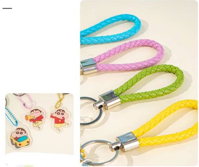 K-Wonderland - Wholesale Photo Album - Crayon Shin Chan Photo Card Holder Album key Ring Bag Charm5