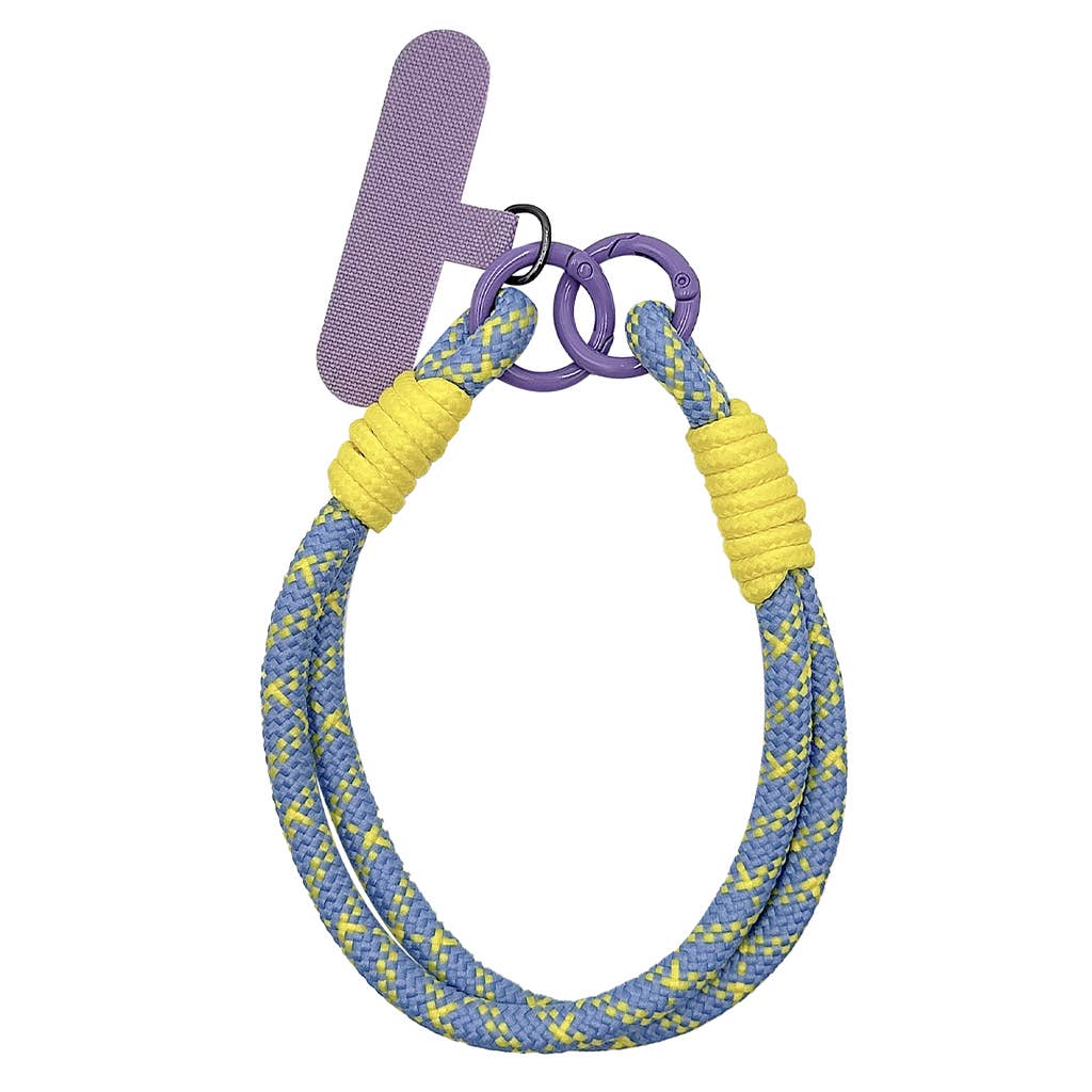 Fashion City - Wholesale Phonecase Strap - Colorful Rope Knotted Phone Charm Wrist Strap7