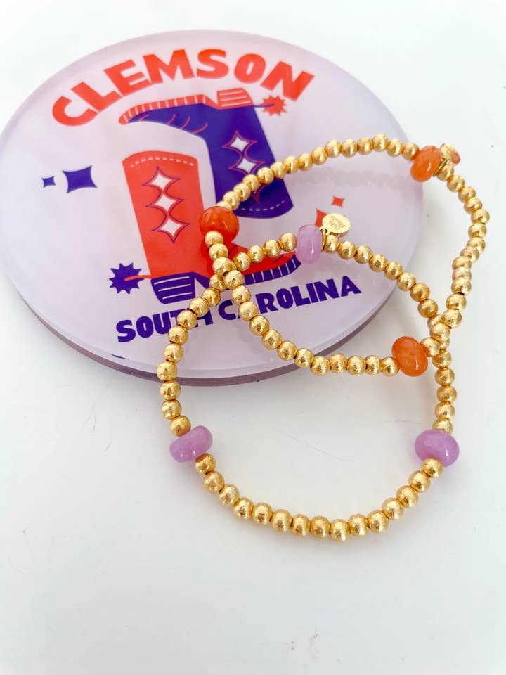Clemson Rosewood Bracelet for wholesale by Cola Stacks