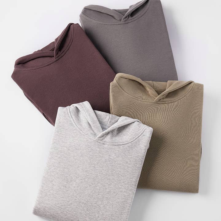 Rosa Clothing - Wholesale Hoodie - Women's - Plain basic oversized hoodie with Multi-color11