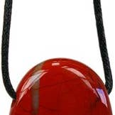 Pendentif Percé En Jaspe Rouge pour la vente par WLM