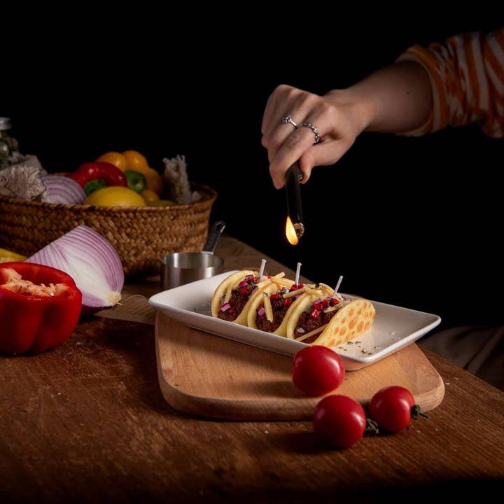 Southlake Gifts Canada - Wholesale Novelty Candle - Taco Candle – Realistic Food Novelty Candle Holiday Gift2