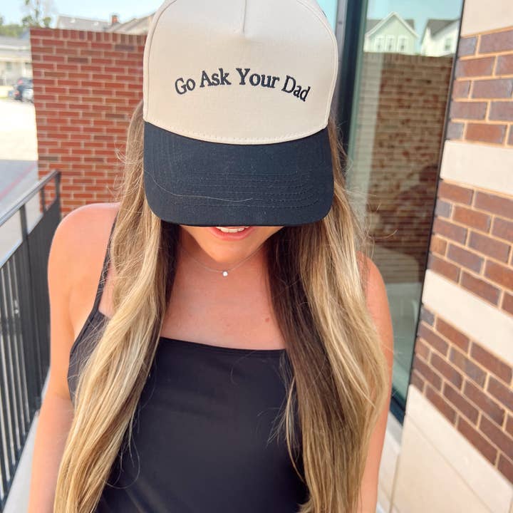 KENZKUSTOMZ - Wholesale Trucker Hat - Women's - Go Ask Your Dad. Vintage Trucker Hat4