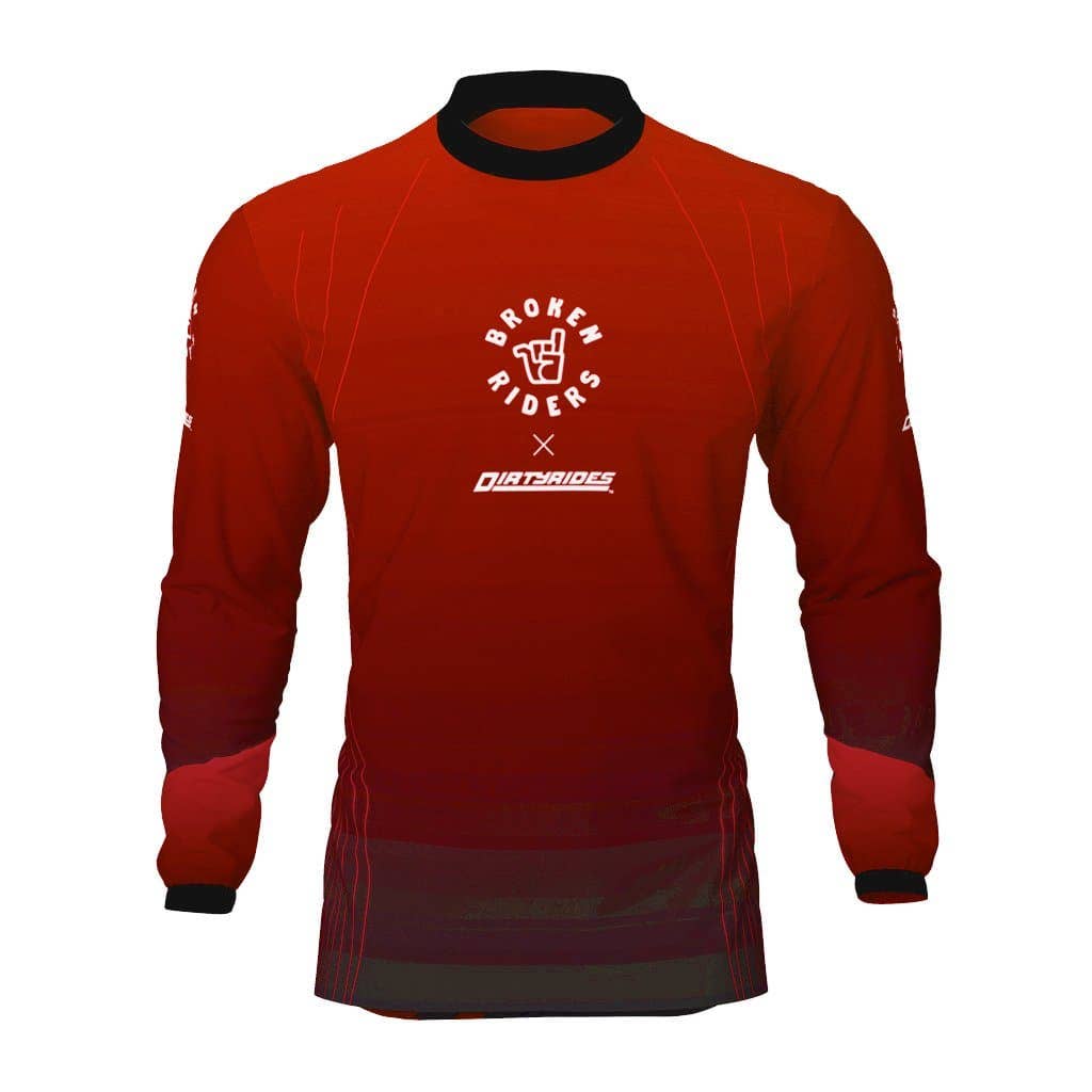 REMOVED BRAND – Engroshandel Sportstop – Herre – Mænds rød Contour design MTB jersey