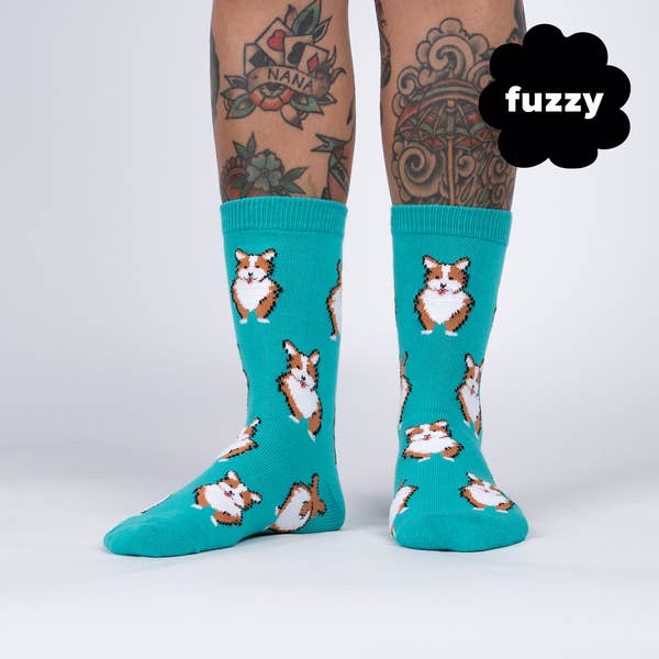 Sock it To Me - Wholesale Socks - Women's - Nothin' Butt Corgis Crew Socks1