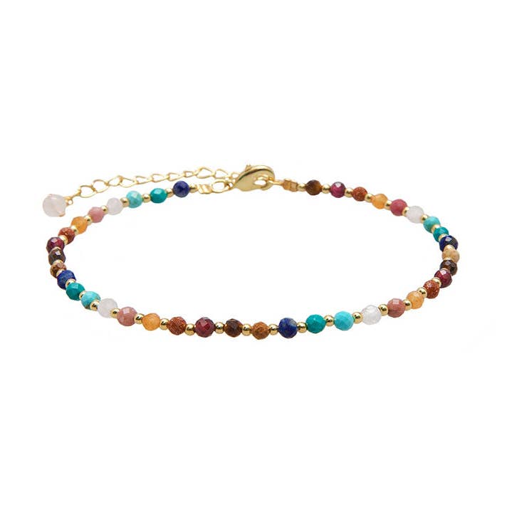 Chevillière de Guérison Maître Guérisseur 3mm (Or) pour la vente par Lotus and Luna