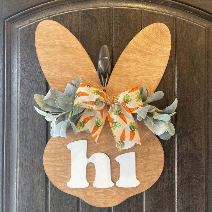 Bunny Door hanger for wholesale by JJ Squared Shop