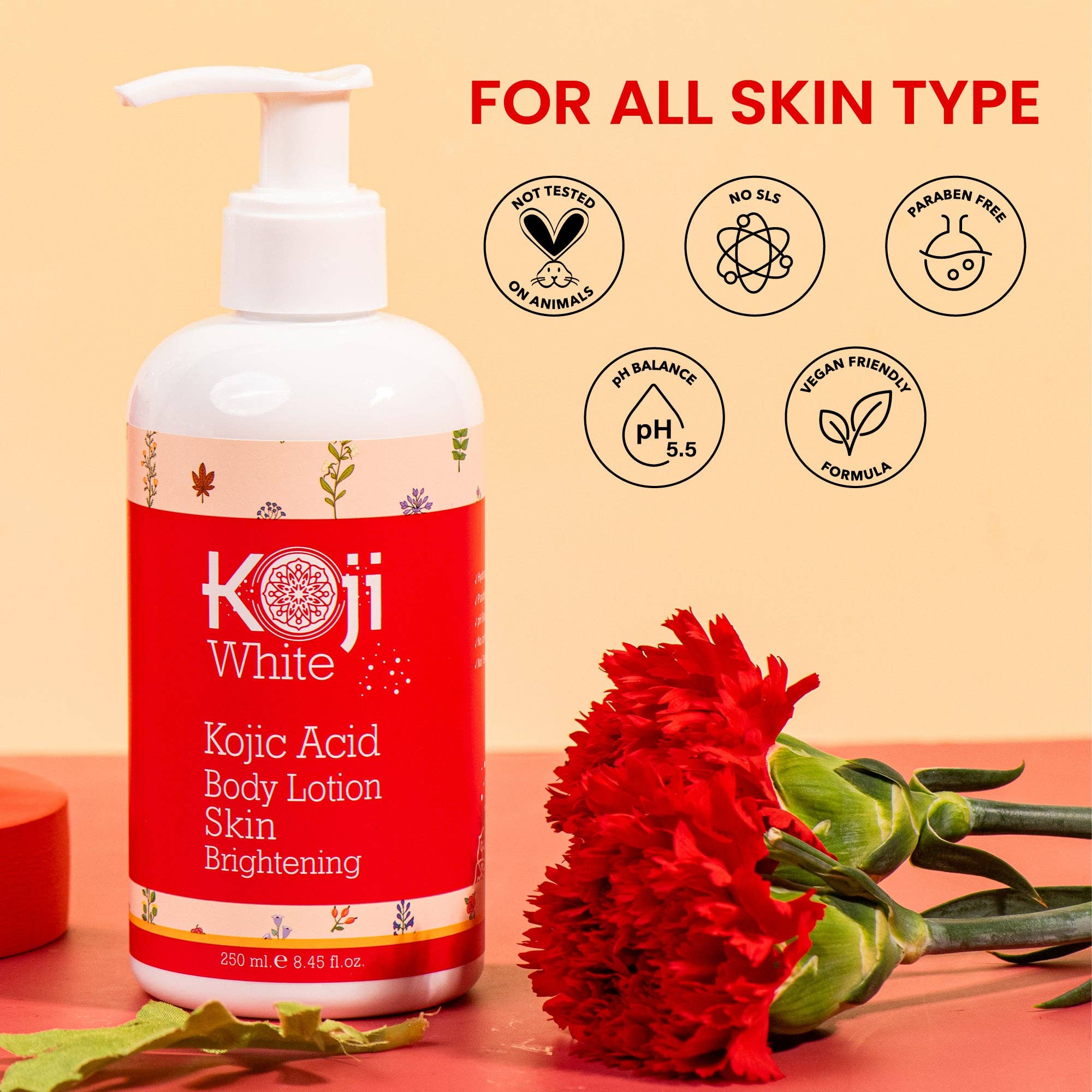 Koji White - Wholesale Body Cream/Lotion - Kojic Acid Skin Brightening Body Lotion (1 Bottle)5