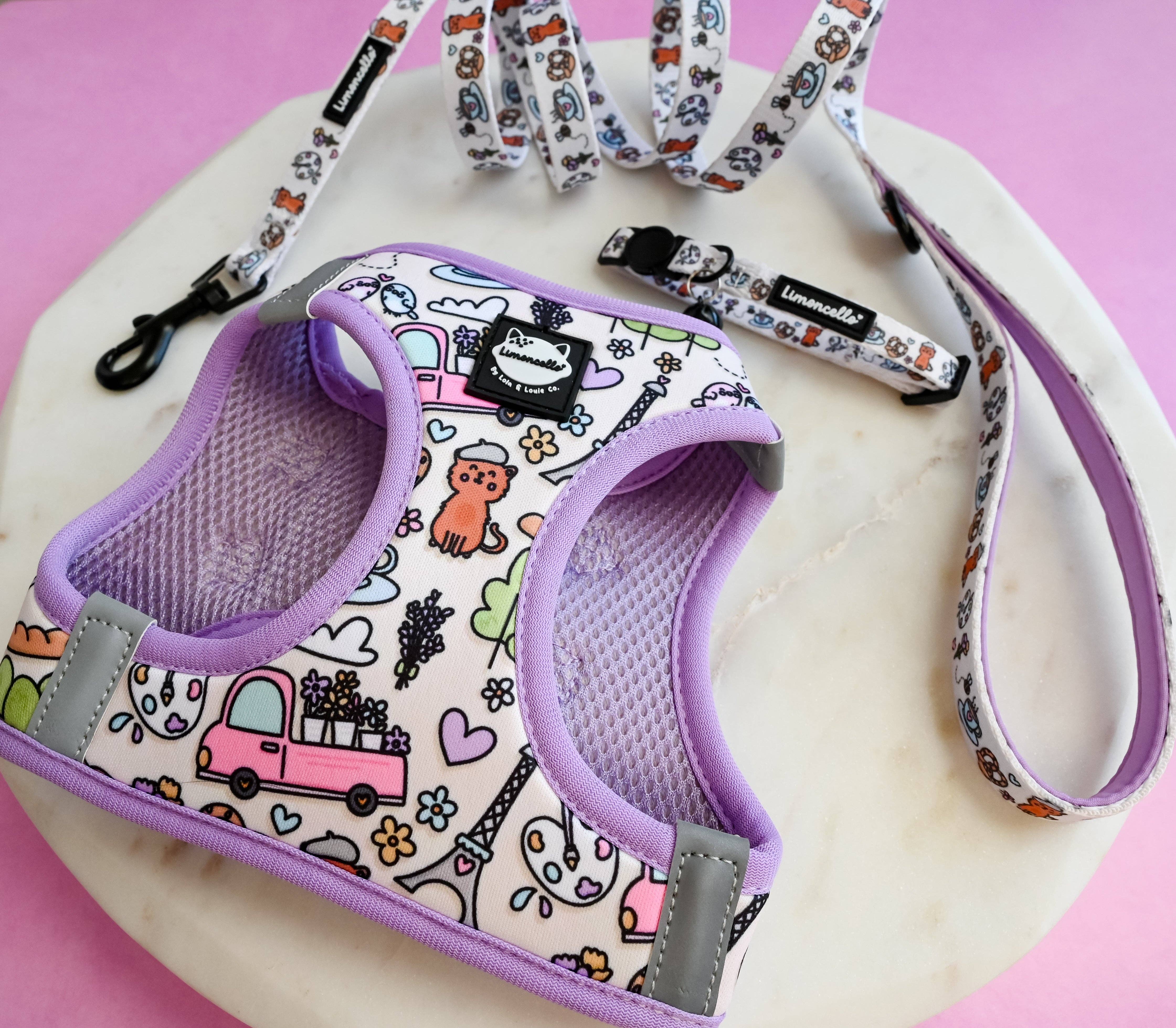 Lola & Louie co. - Wholesale Pet Collar - Cat - Cat Collar- Kitty in Paris1