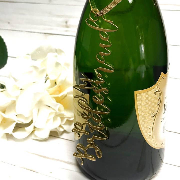 Brautjungfer Proposal Charm für den Großhandel von Ginger + Brich Inc.