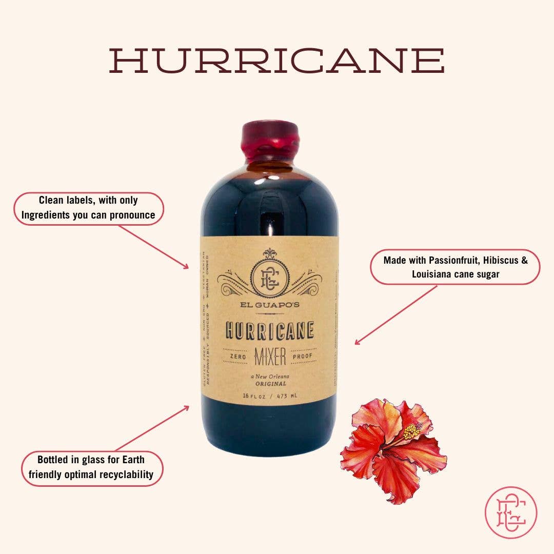 El Guapo – wholesale Cocktailmix/-sockerlag – Drinkblandare: Hurricane - En New Orleans-klassiker1