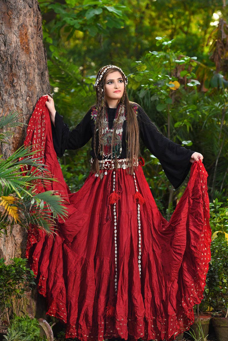 Senoritas Tribal Designs - Wholesale Skirt – Women’s - Senoritas Skirt Red