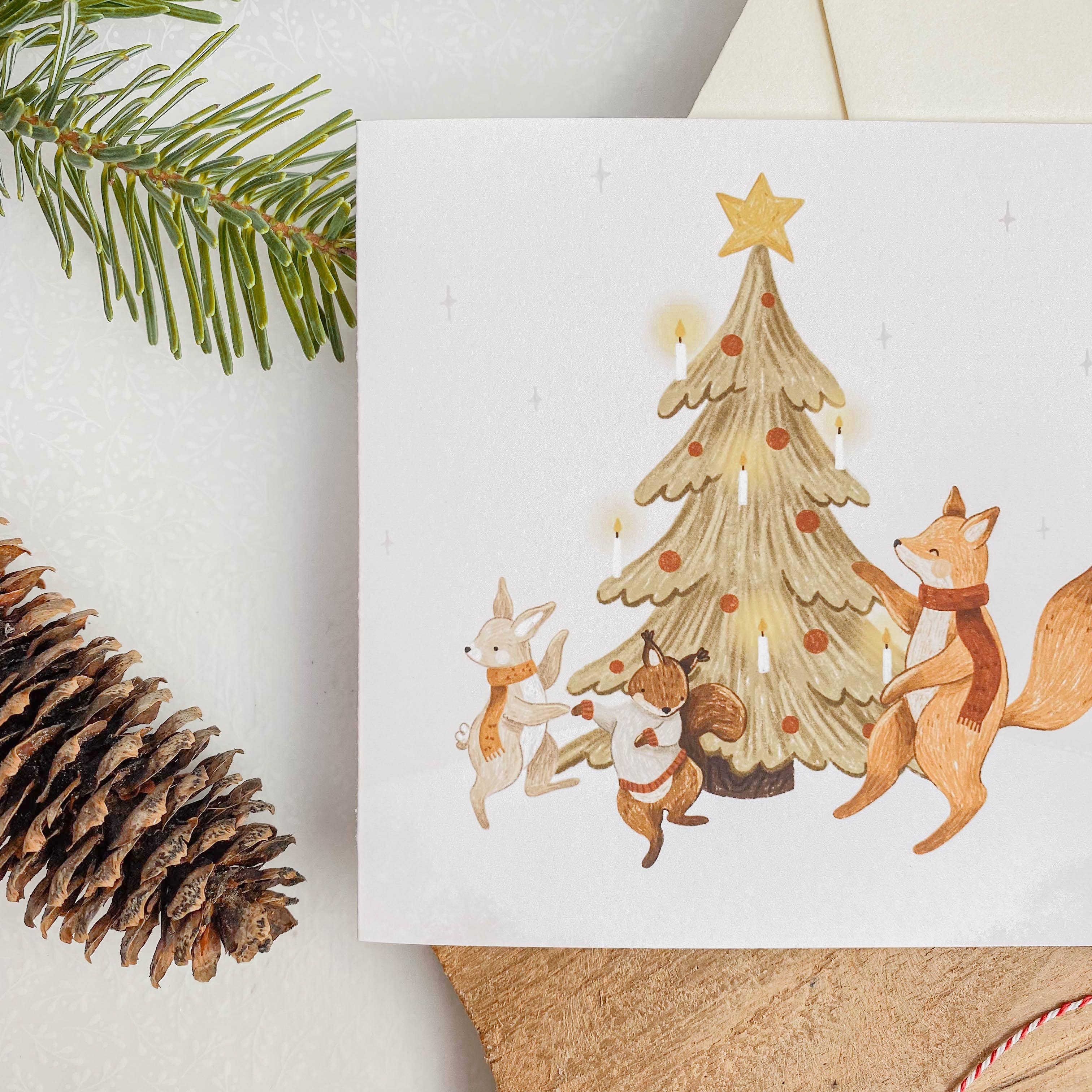 annalunakdraws - Wholesale Christmas Card - Grußkarte - Weihnachtsfeier3