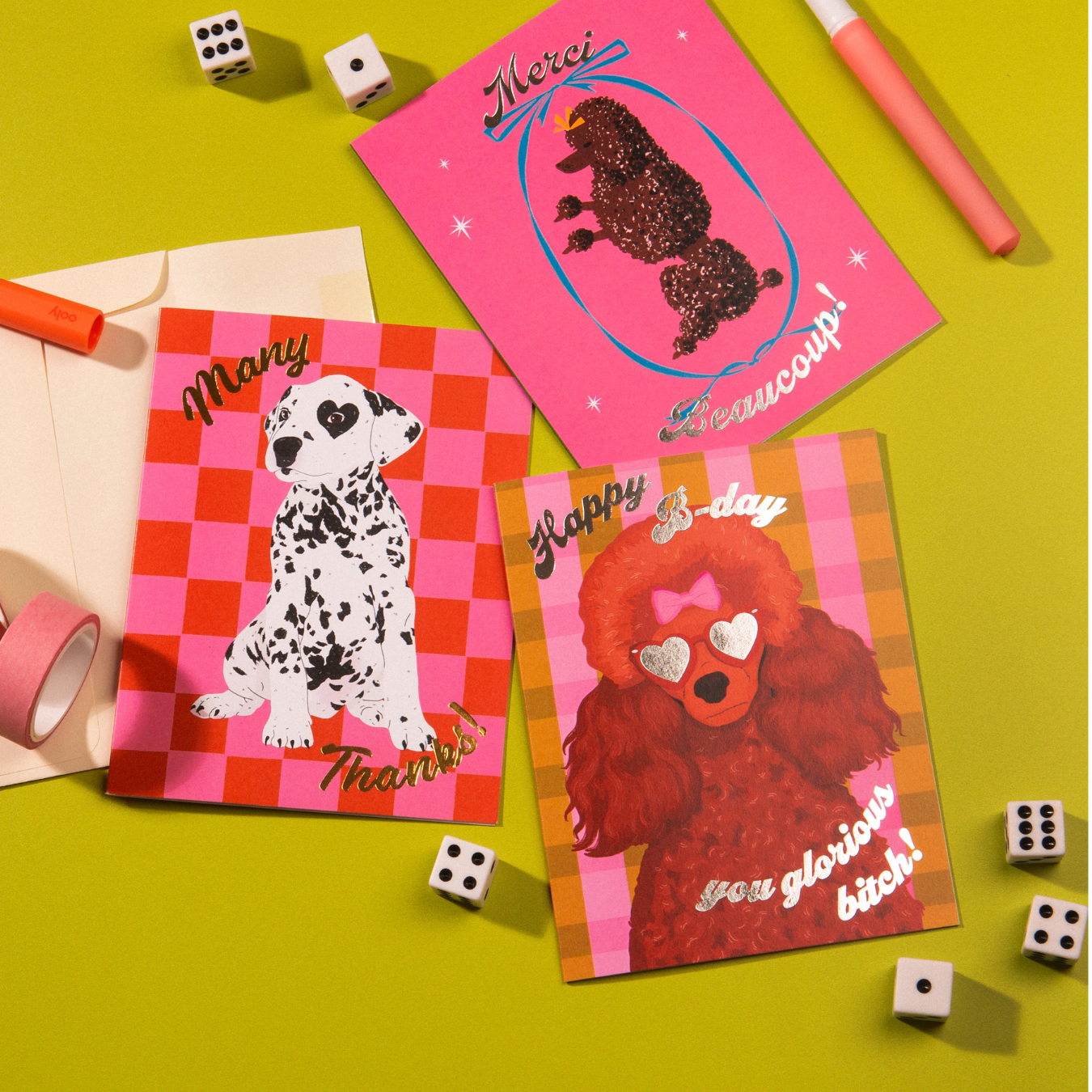 Lucky Goods Paper - Wholesale Verjaardagskaartje - Verjaardagspoedel – Folie Verjaardag ✿ Grappige Groet4