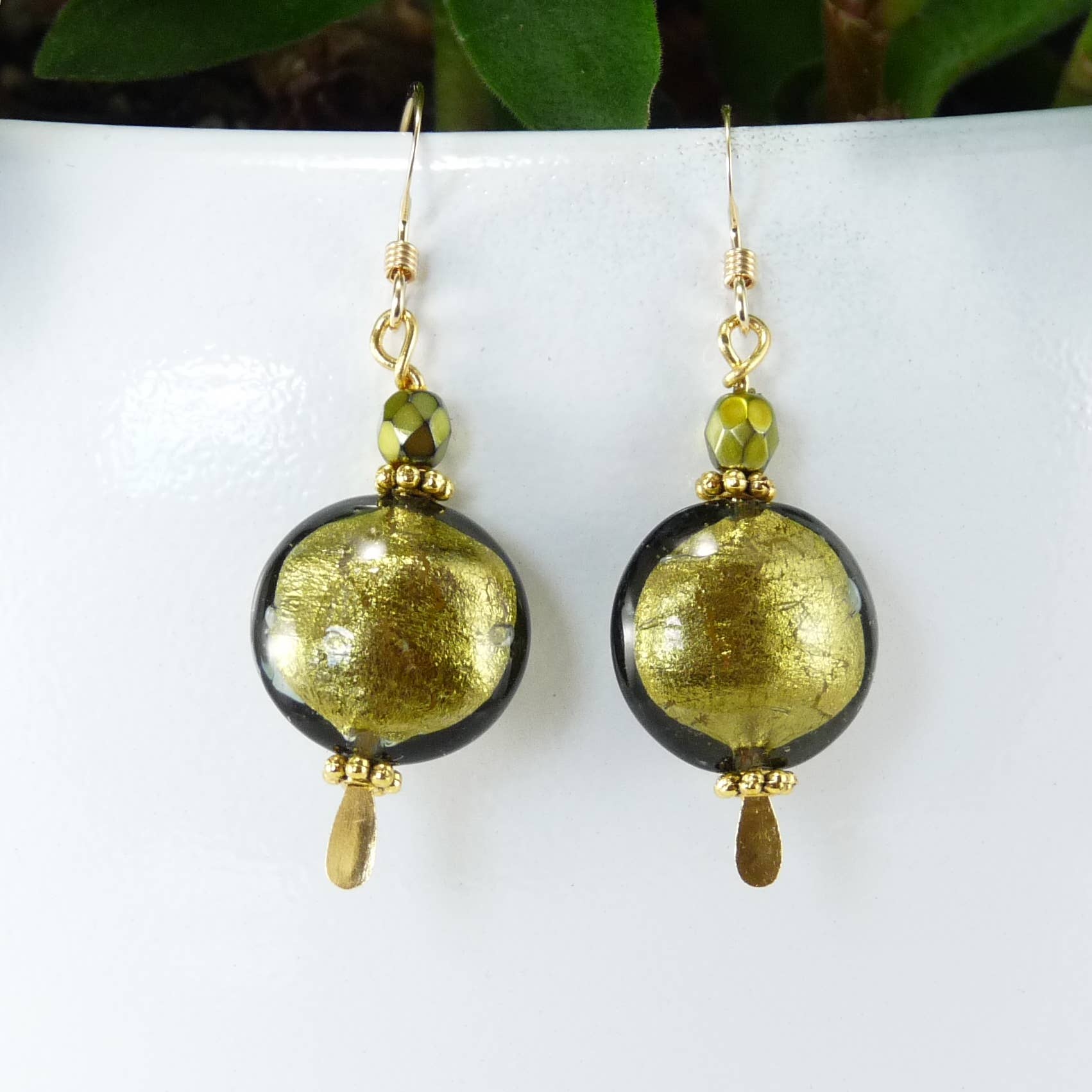 Marlene VanBeek Jewelry - Wholesale Dangle Earrings - Murano Glass Earrings - 6 Colors5