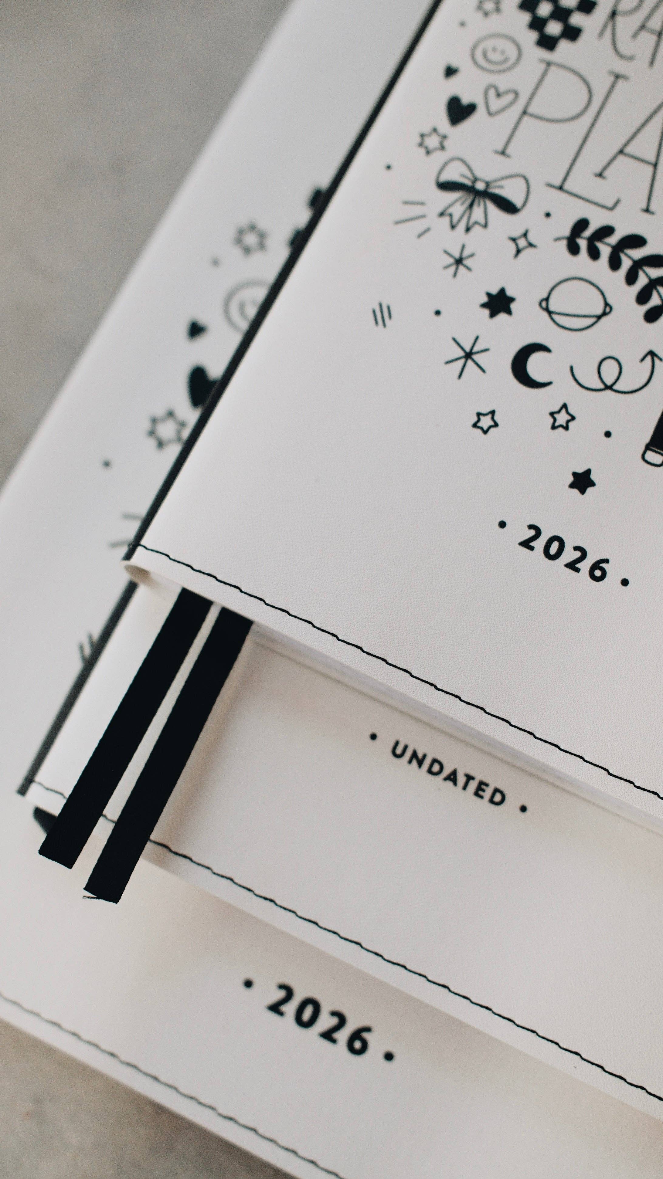 Rad & Happy - Wholesale Planner - 2026 Dated 8x10 Planner - Doodle Edition6