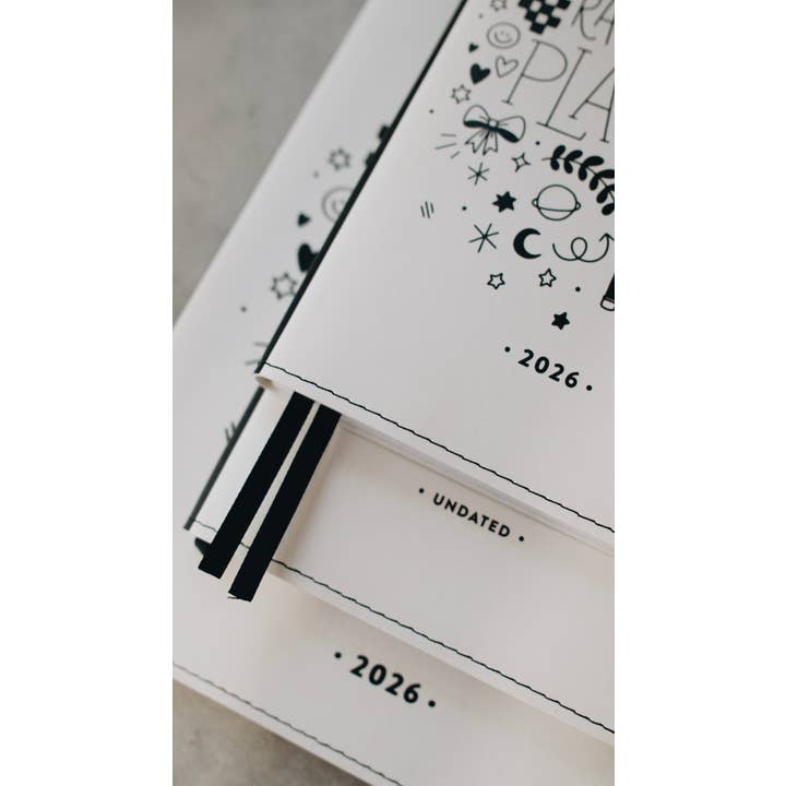 Rad & Happy - Wholesale Planner - 2026 Dated 8x10 Planner - Doodle Edition6