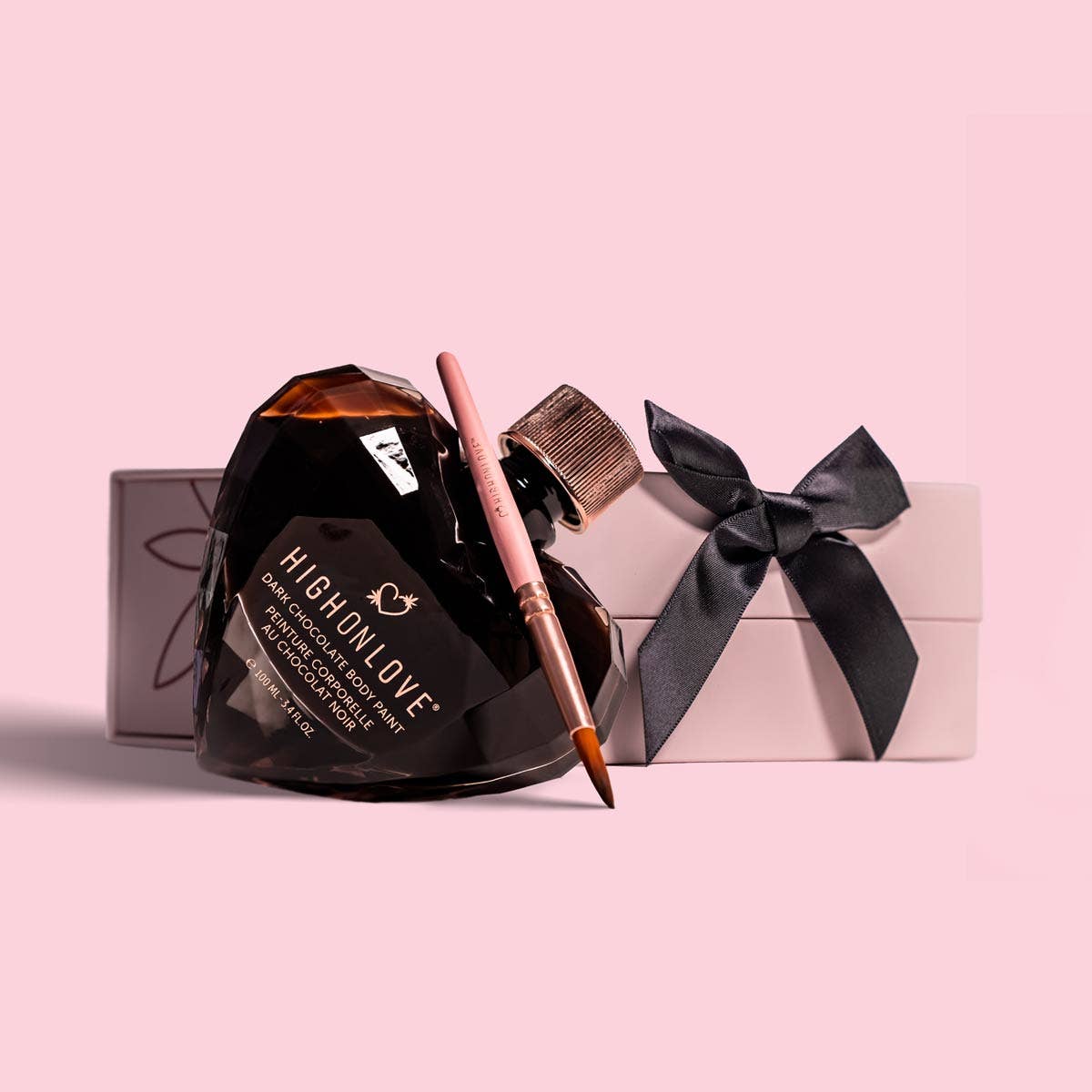 HIGH ON LOVE - Venta al por mayor Chocolate - Pintura corporal de chocolate oscuro1