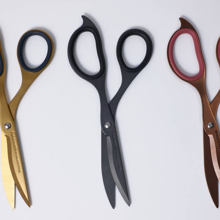 NAKABAYASHI Stationery - Wholesale Scissors - Hikigiri Slim Scissors for Delicate Cutting Titanium PINK1