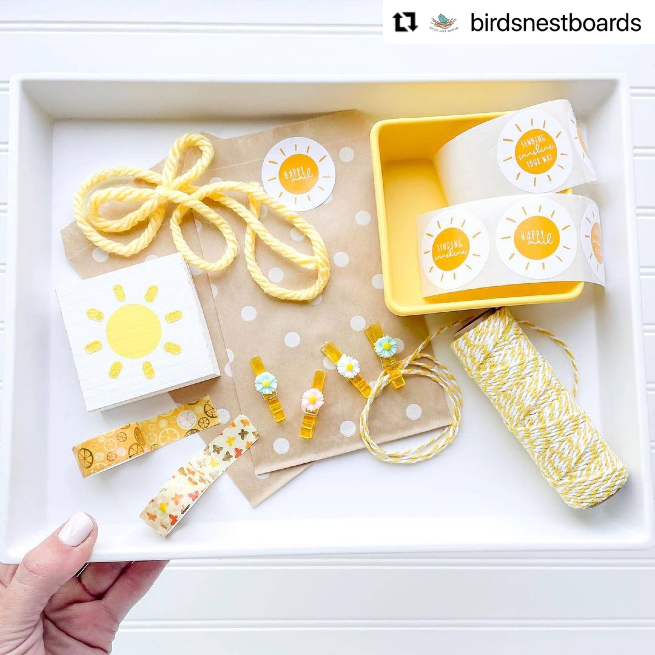 Lain & Lou - Venta al por mayor Pegatina - Pegatinas Sending Sunshine Happy Mail en rollo9