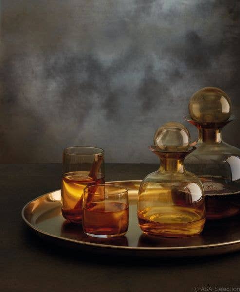 ASA Selection - Wholesale Carafe - SARABI Blown Glass Carafes Square w/Gift Pack*2-3MO LeadTime9