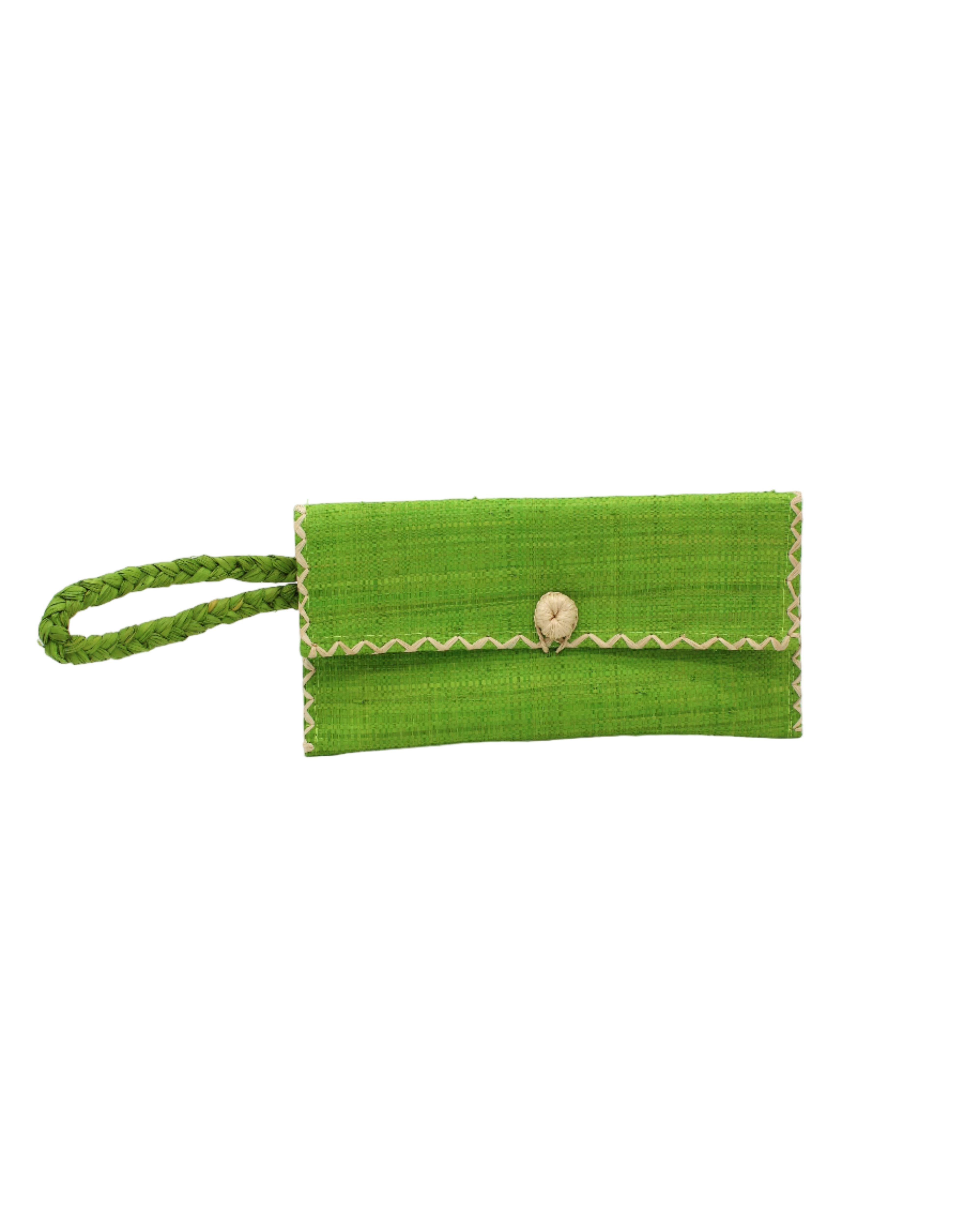 Shebobo – wholesale Clutch bag – women's – ChiChi Straw Envelope Clutch Purse Wristlet Bag9