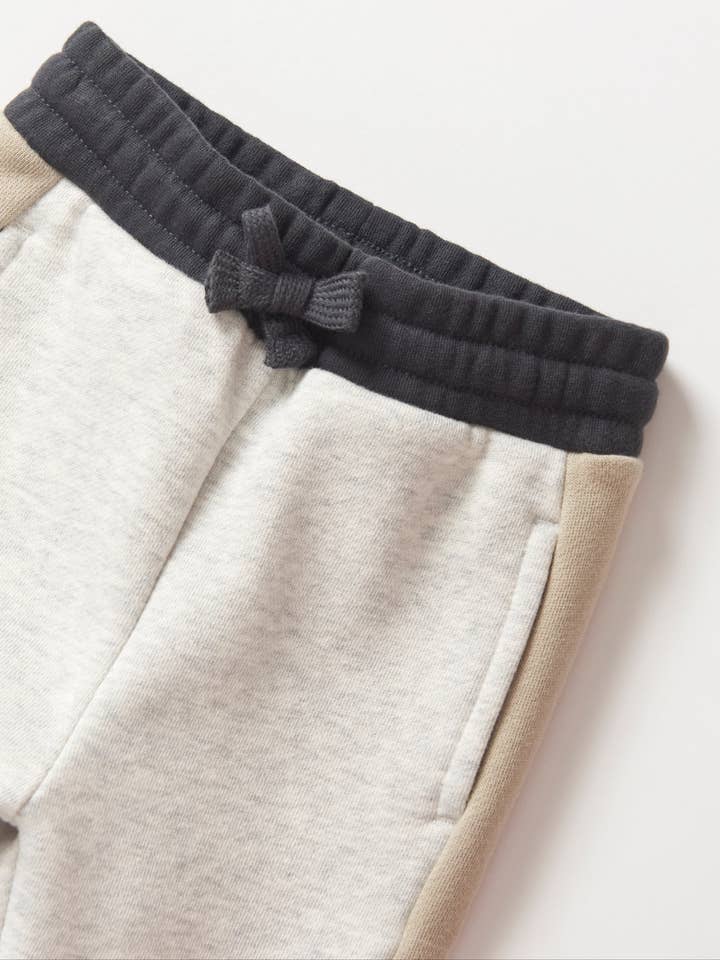 Little Bipsy - Wholesale Lounge Sweatpants/Joggers - Kids - Side Stripe Jogger - Stone Grey4