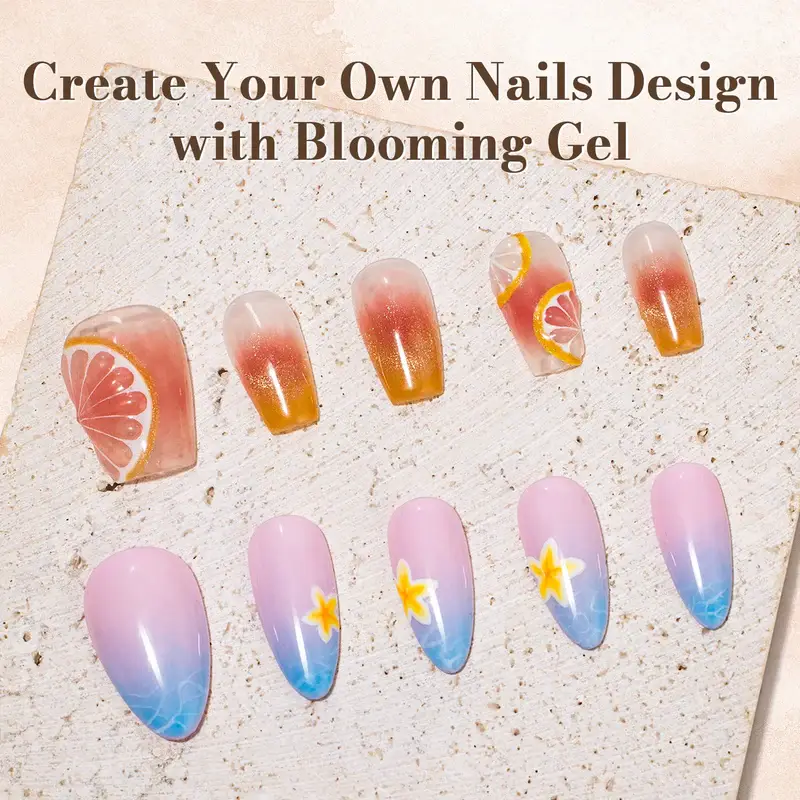 MELODYSUSIE - Wholesale Nail polish - Clear Blooming Gel 15ml6