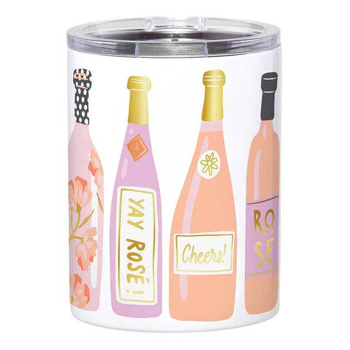 Slant Collections by Creative Brands - Wholesale Insulated Mug/Tumbler - Stainless Steel Tumbler - Champagne Bottle