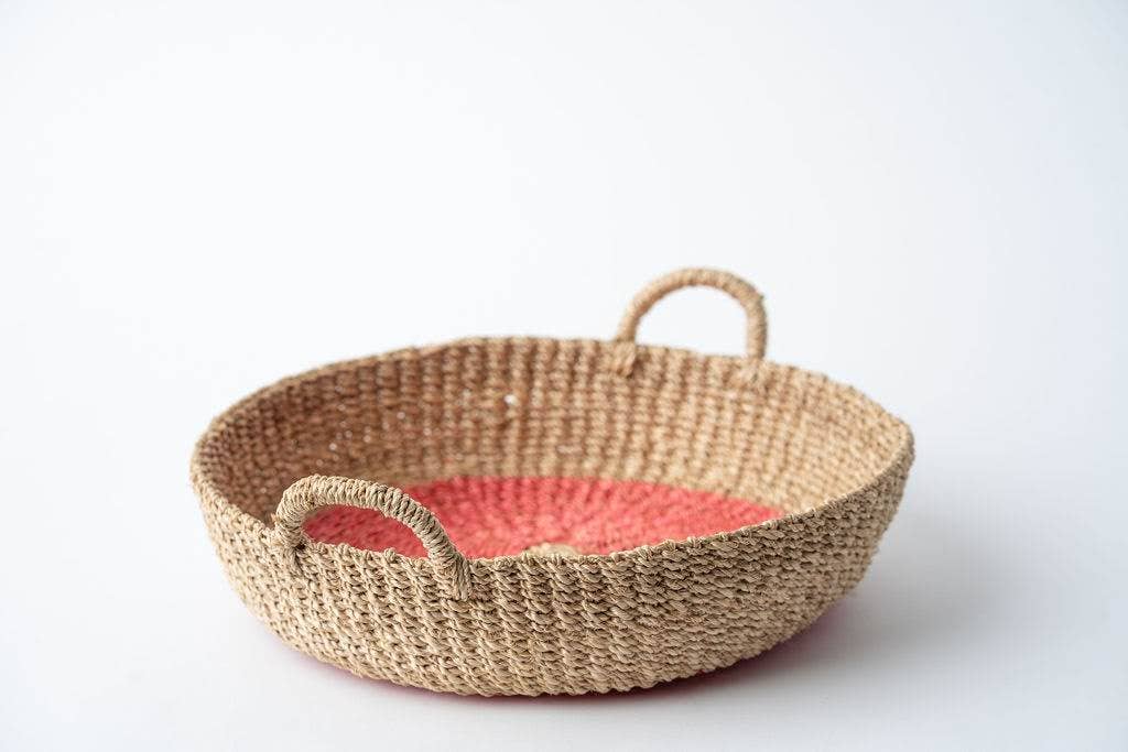 NEEPA HUT - Wholesale Decorative Tray - Iris Tray | Salmon Pink1