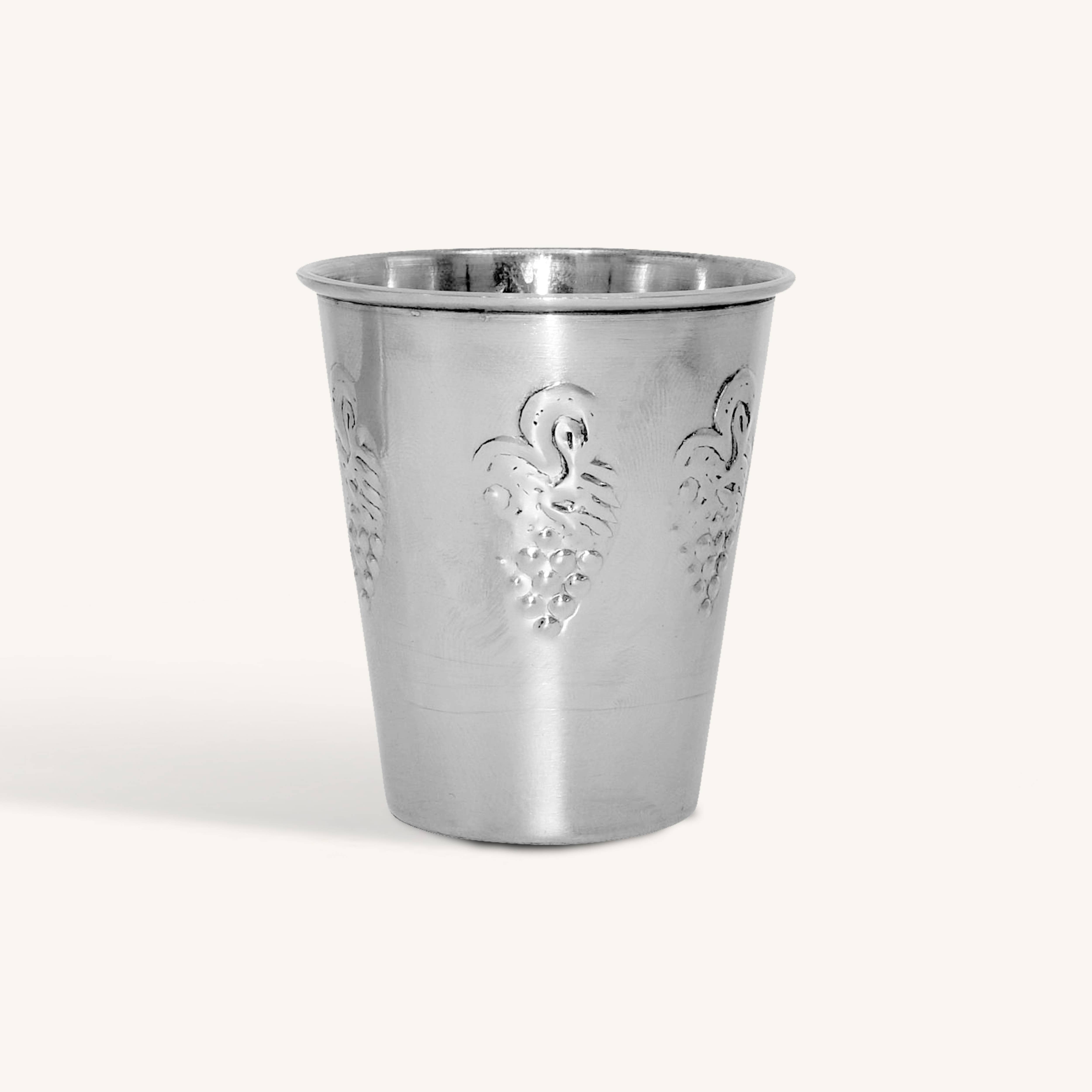 Ner Mitzvah - Wholesale Drinking glass/cup - Stainless Steel Kiddush Cup - Small - #4s