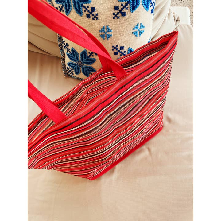 Pura Vida - Wholesale Strandtas - Strandtas Stoffen draagtas Plastic 15x20 inch20