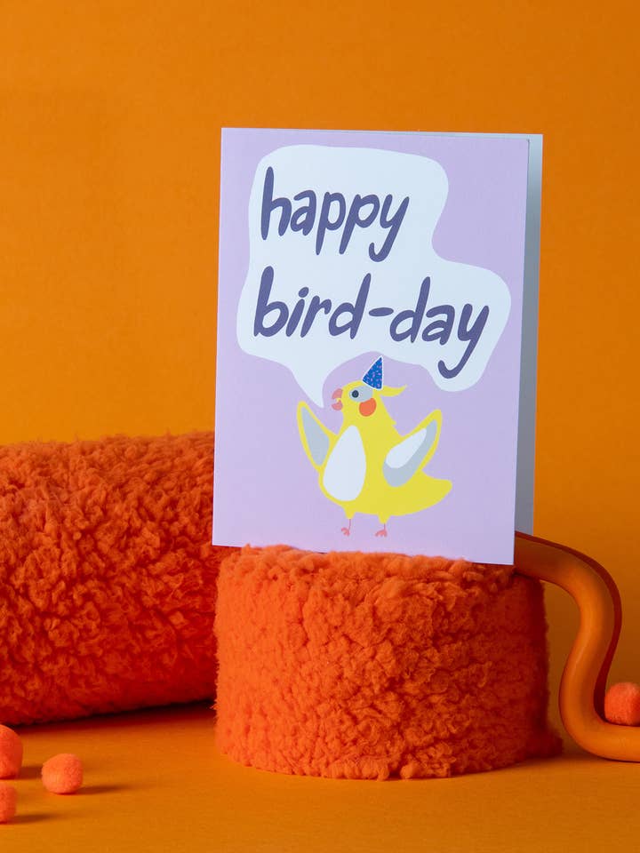 BIRD-DAY BIRD-DAY | carte, carte de voeux créative pour la vente par Lydia Writes Good