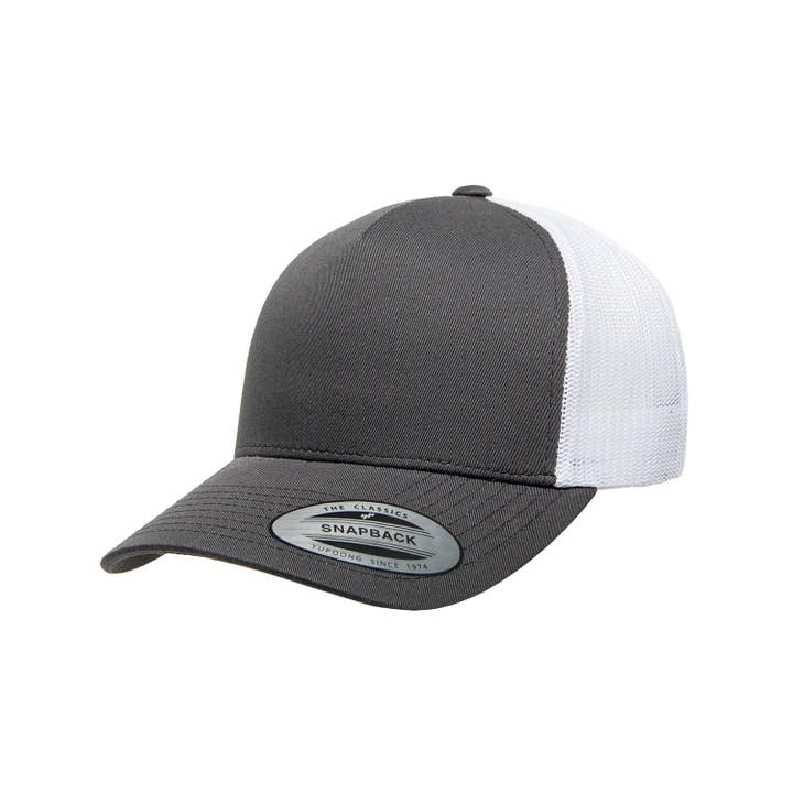 Total Apparel - Wholesale Trucker Hat - Unisex - Yupoong Adult 5-Panel Retro Trucker Cap | 65063