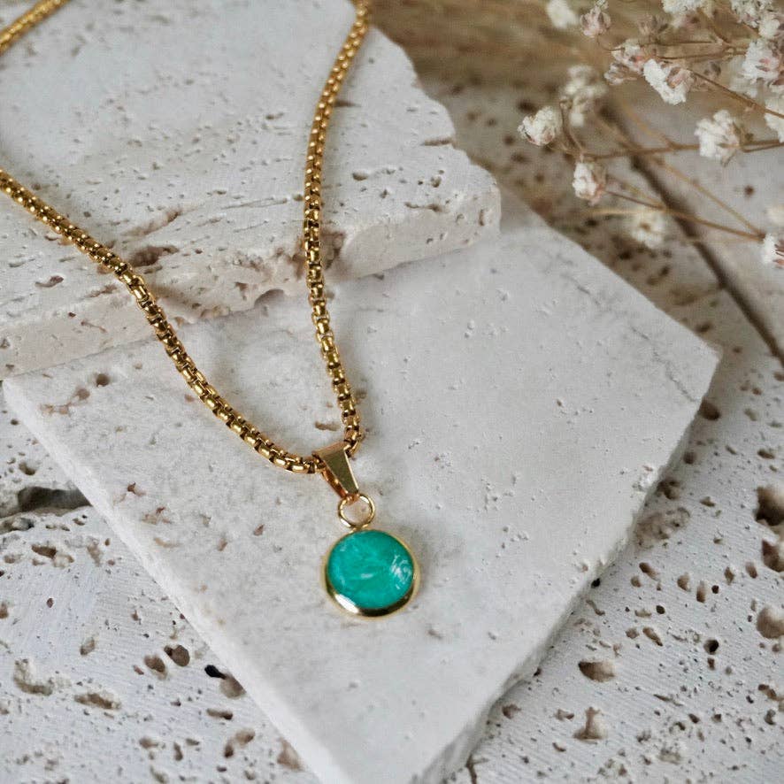 Aether & Nox – wholesale Pendant/charm necklace – Stone Grey Small Pendant5