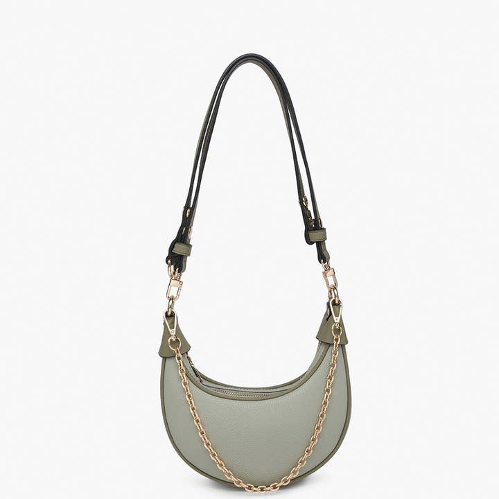 Jen & Co. – wholesale Shoulder bag – women's – M2503 Zora Moon Shoulder Bag w/ Chain