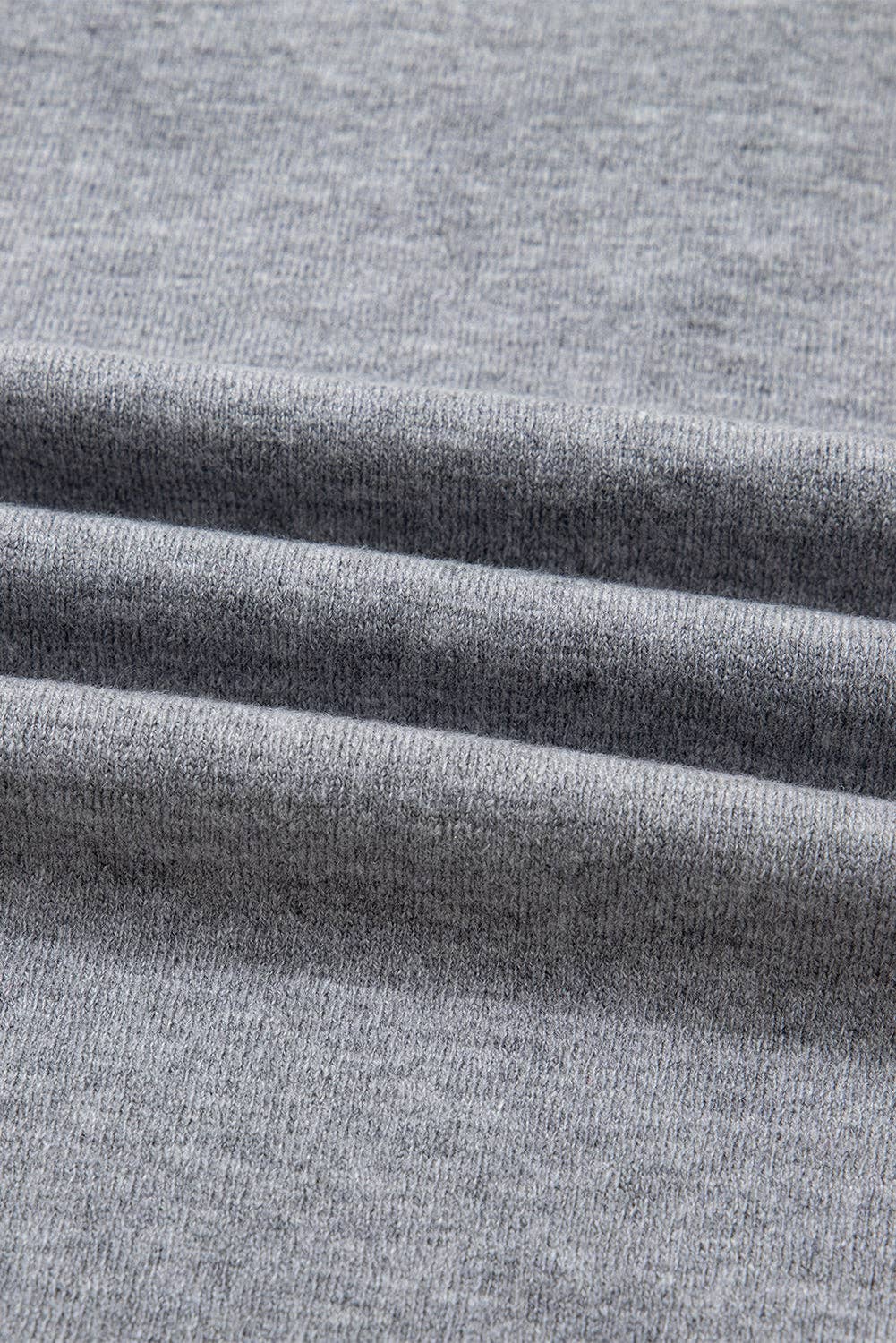 Gray LALALOO Varsity Stripe Contrast V-Neck Sweater for wholesale on Faire4